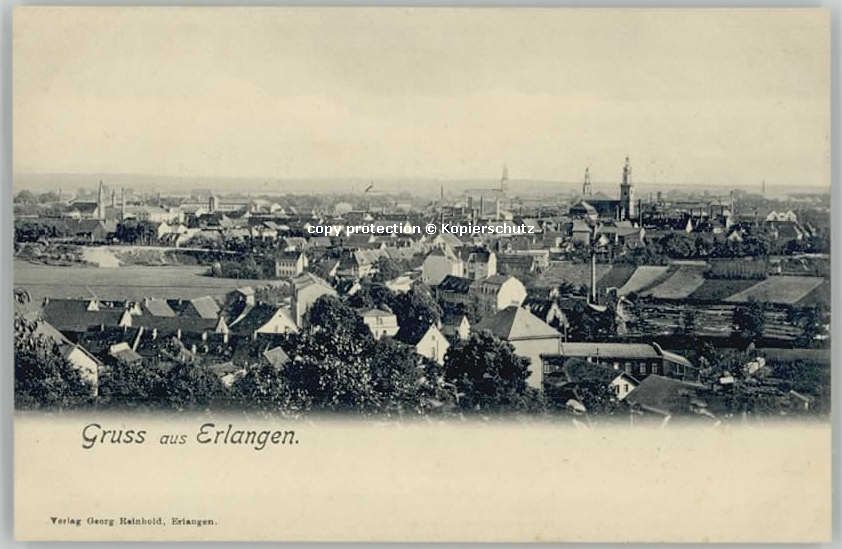ERLANGEN Bayern  ungelaufen ca. 1900