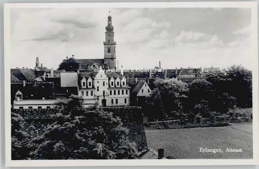 ERLANGEN Bayern  ungelaufen ca. 1955