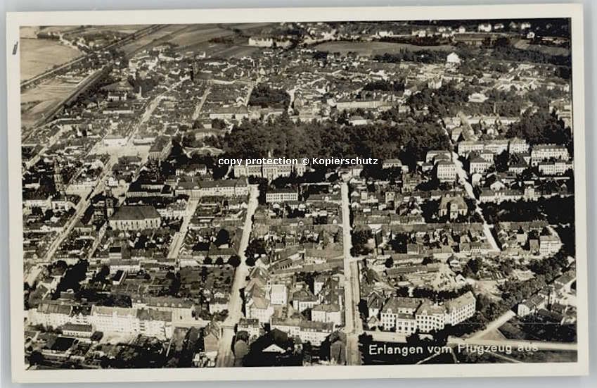 ERLANGEN Bayern Fliegeraufnahme