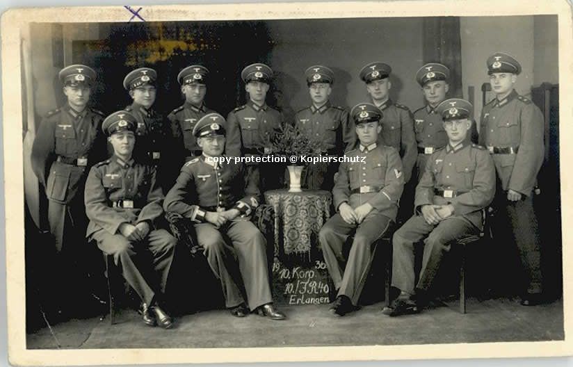 ERLANGEN Bayern [Handschriftlich] ungelaufen ca. 1930