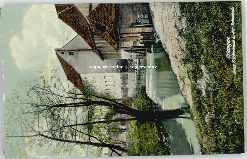 Erlangen Fischerhaus Schwabach ungelaufen ca. 19