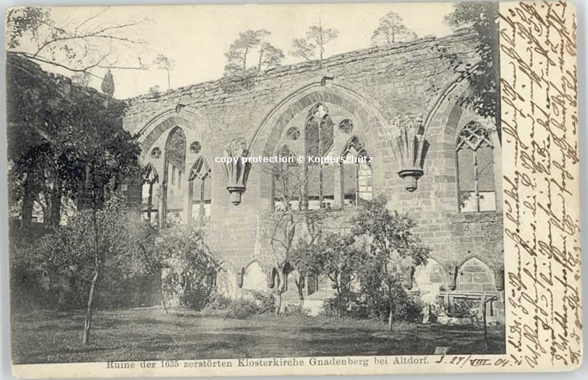 Altdorf Nuernberg loster Kirche Gnadenberg x 1904