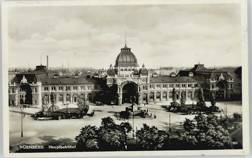 NueRNBERG  CITY ittelfranken Bahnhof x 1932