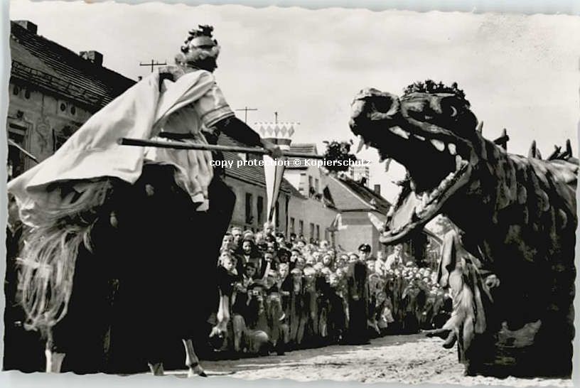 Furth Wald Drachenstich ungelaufen ca. 1955