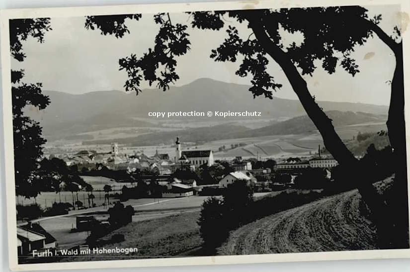 Furth Wald Hohenbogen ungelaufen ca. 1955