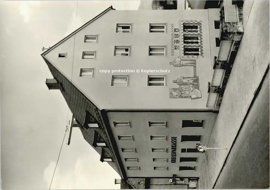 Koetzting parkassengebaeude ungelaufen ca. 1965