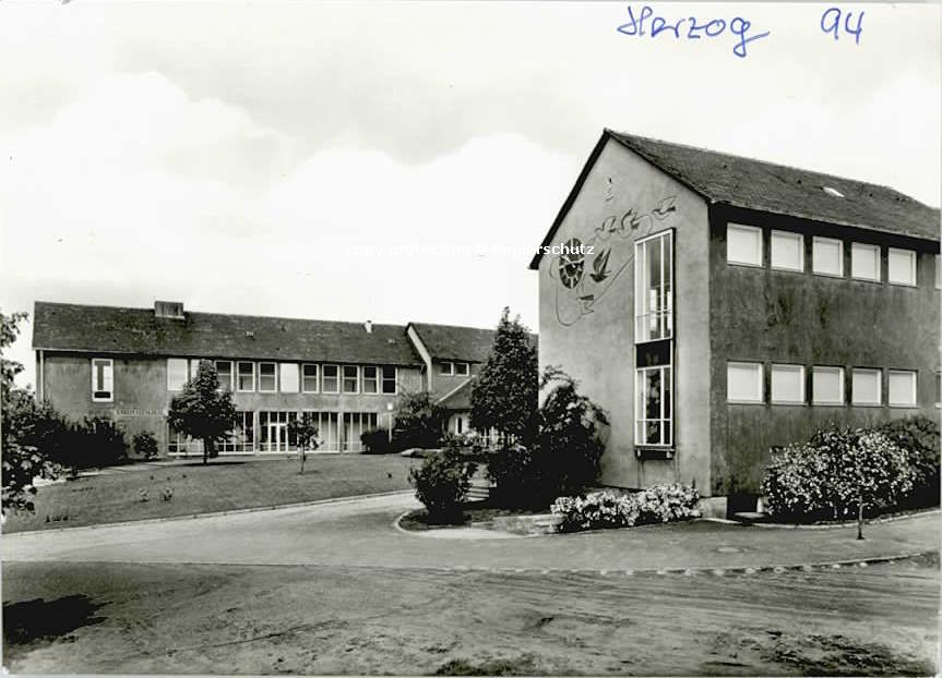 Herzogenaurach Carl Platz Schule  ungelaufen ca. 1965