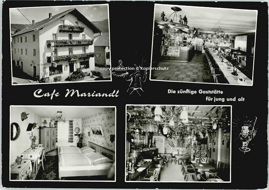 Lam Oberpfalz Cafe Pension Mariandl ungelaufen ca. 19