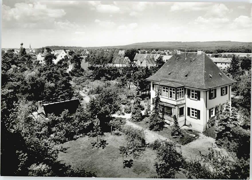 ERLANGEN Bayern Erholungsheim Prof. Dyroff Buckenhof ungelaufen ca. 1965