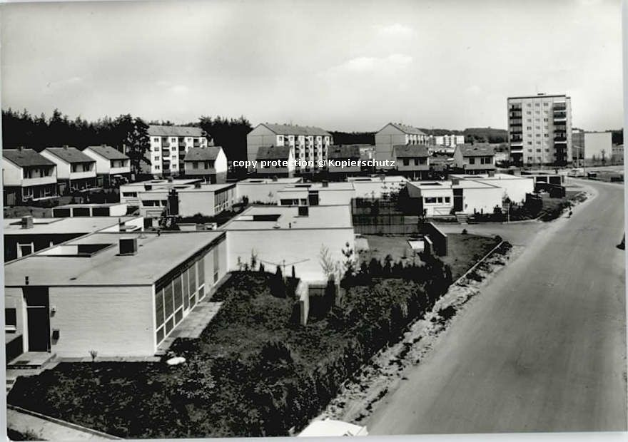 ERLANGEN Bayern Siedlung  Sieglitzhof ungelaufen ca. 1965