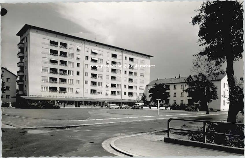 ERLANGEN Bayern Berliner Platz ungelaufen ca. 1955