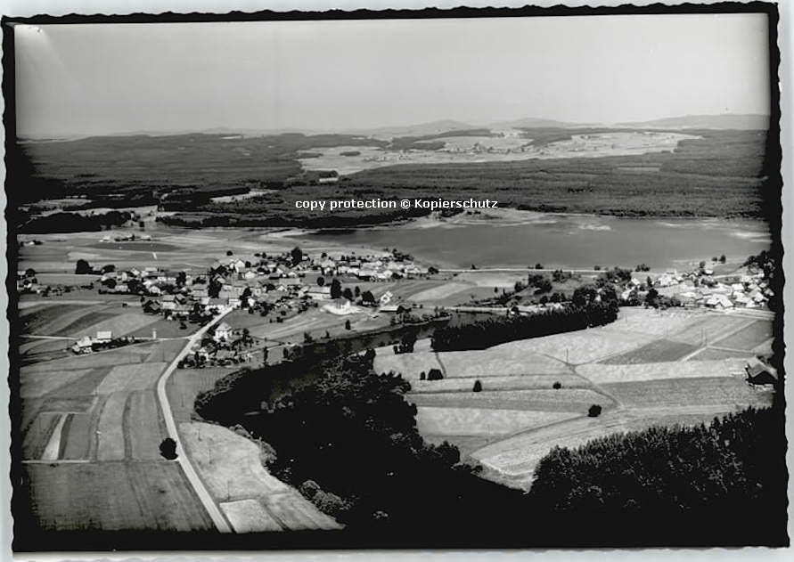 Neubaeu Fliegeraufnahme ungelaufen ca. 1965