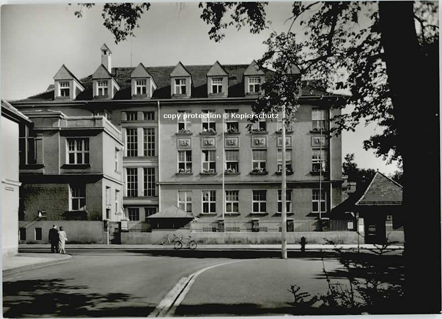 ERLANGEN Bayern Ohrenklinik ungelaufen ca. 1965