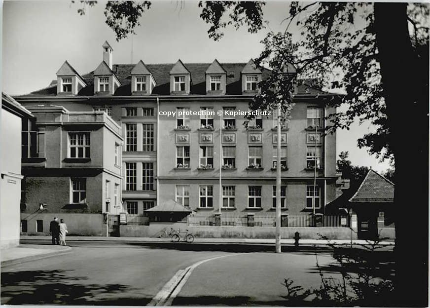 ERLANGEN Bayern Ohrenklinik ungelaufen ca. 1965
