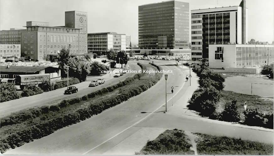 ERLANGEN Bayern Siemens Verwaltungsgebaeude ungelaufen ca. 1965