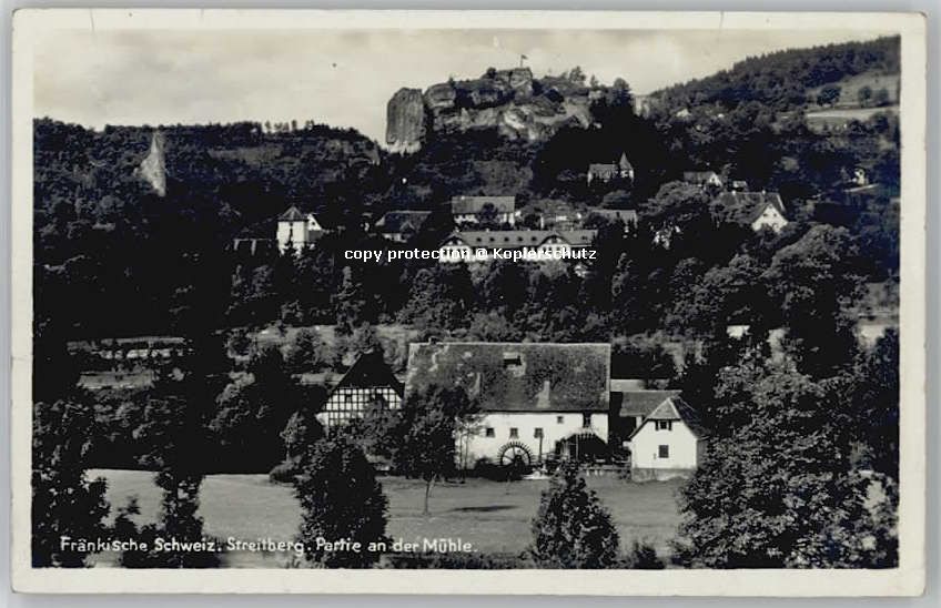 Streitberg Oberfranken Mühle ungelaufen ca. 1930