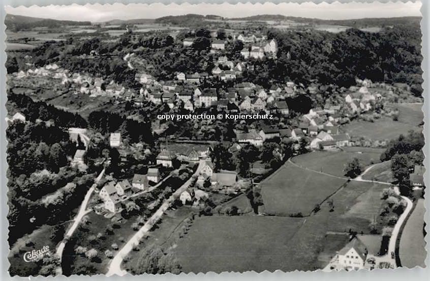 Egloffstein Fliegeraufnahme ungelaufen ca. 1955