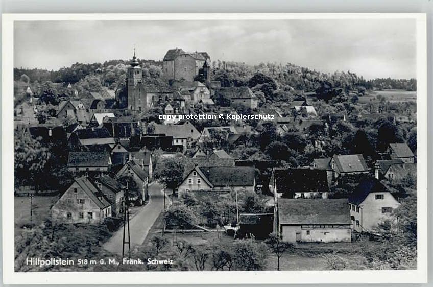 Hiltpoltstein Oberfranken  ungelaufen ca. 1955