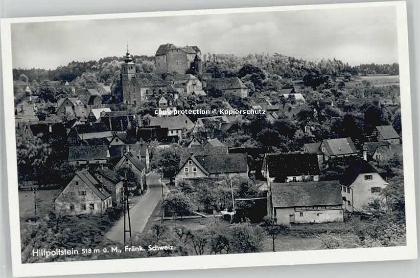 Hiltpoltstein Oberfranken  ungelaufen ca. 1955