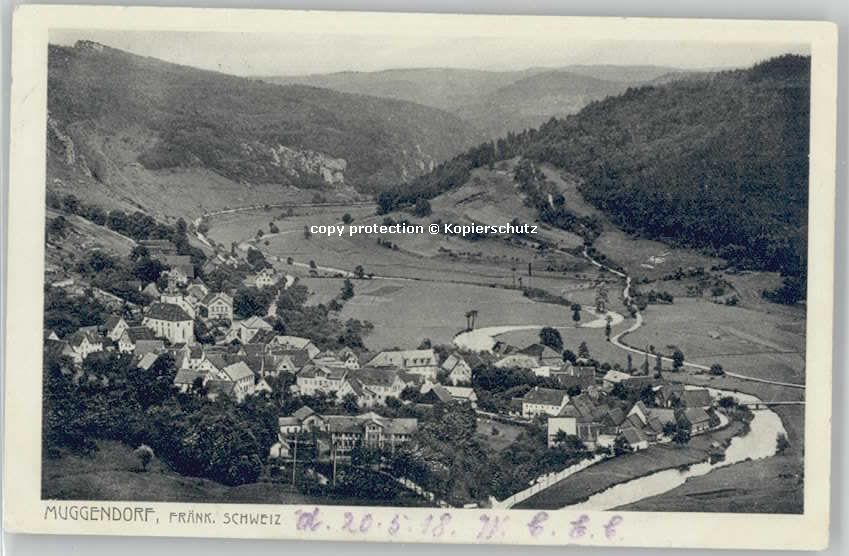 Muggendorf Fraenkische Schweiz Muggendorf Oberfranken x 1918