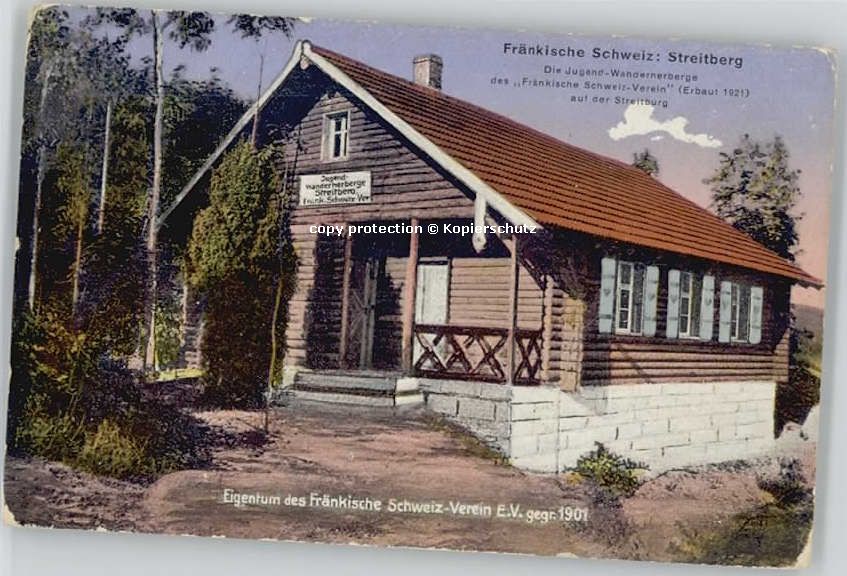 Streitberg Oberfranken Jugend-Wanderherberge o 1921