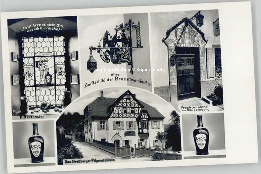 Streitberg Oberfranken Pilgerstüblein ungelaufen ca. 1955