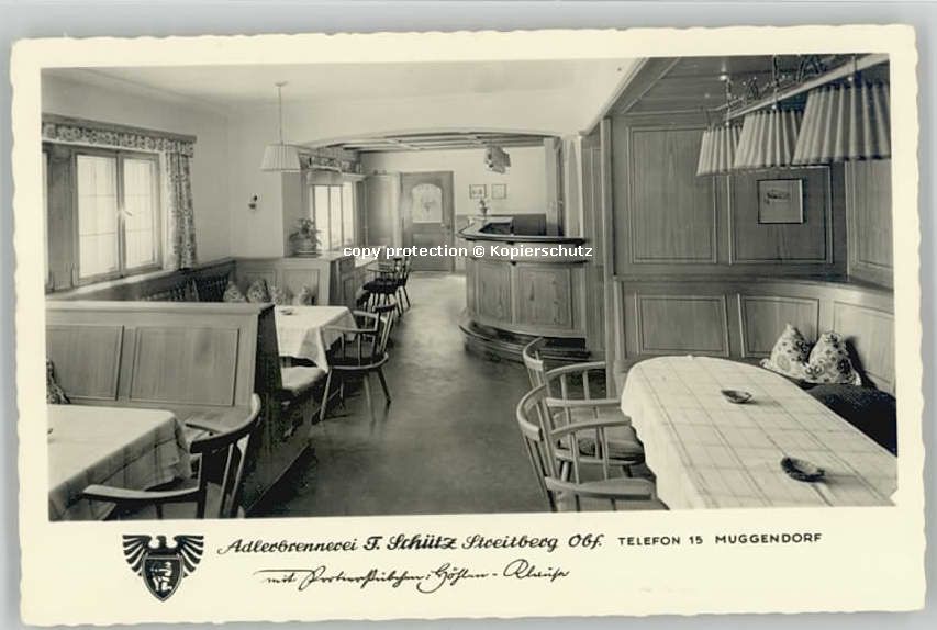 Streitberg Oberfranken Adlerbrennerei F. Schütz ungelaufen ca.