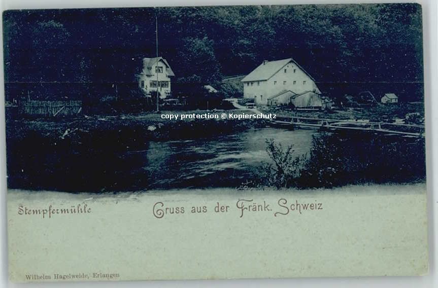 Goessweinstein tempfermühle ungelaufen ca. 1900