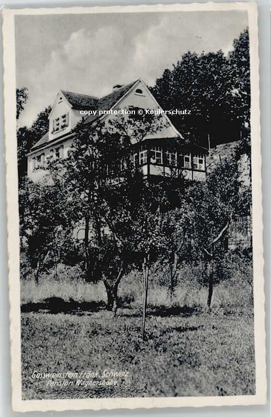 Goessweinstein ension Wagnershöhe o 1943