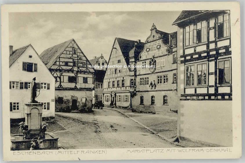 Eschenbach Mittelfranken Marktplatz o 1919