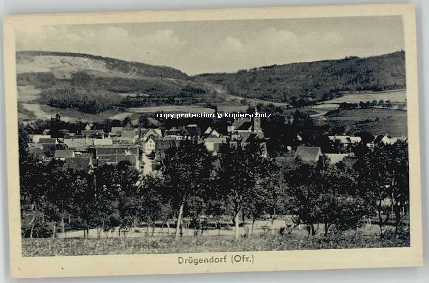 Druegendorf ungelaufen ca. 1930