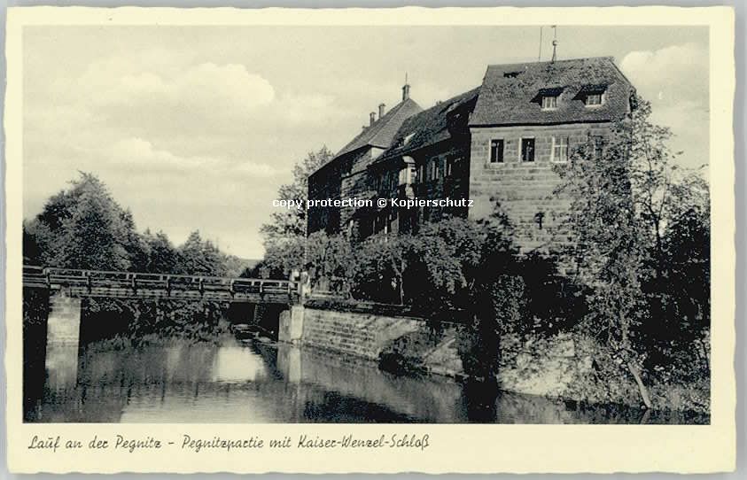 Lauf Pegnitz Schloss ungelaufen ca. 1930