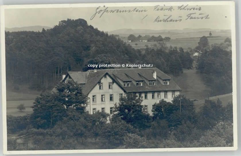 Goessweinstein Handschriftlich] * 1940