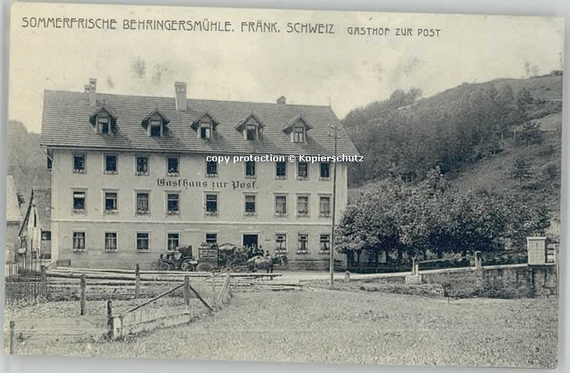 Behringersmuehle Behringersmuehle Gasthof Post * 1910