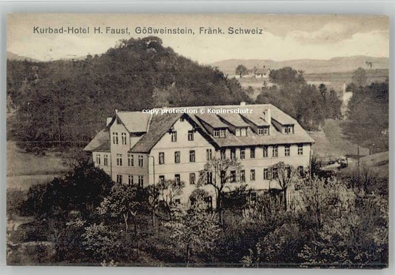 Goessweinstein otel H. Faust x 1926