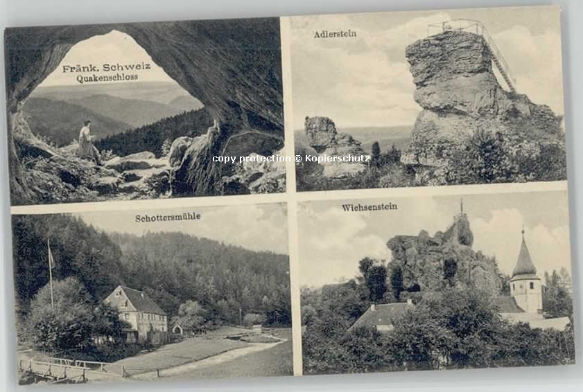 Wichsenstein Adlerstein Schottersmühle * 1920