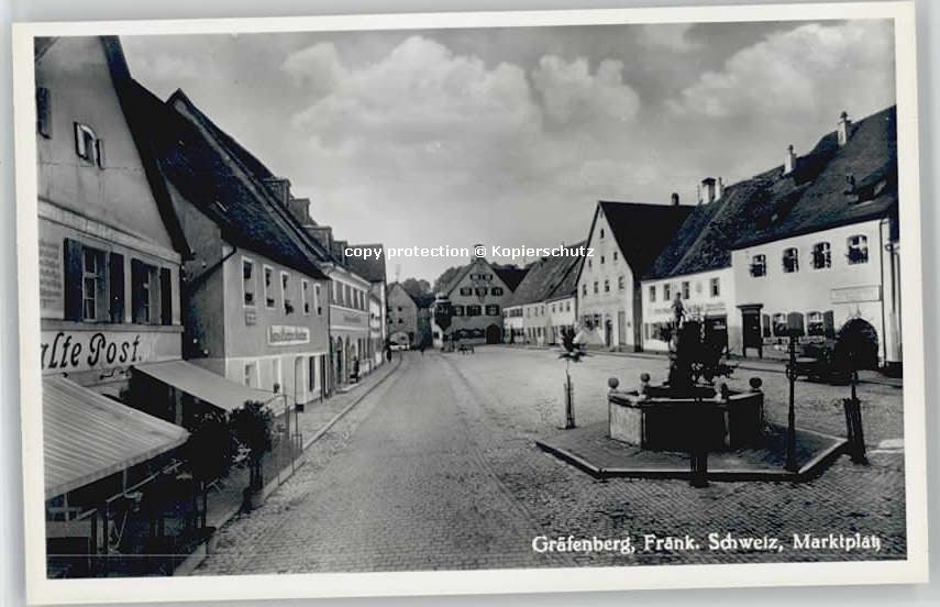 Graefenberg Oberfranken arktplatz * 1955