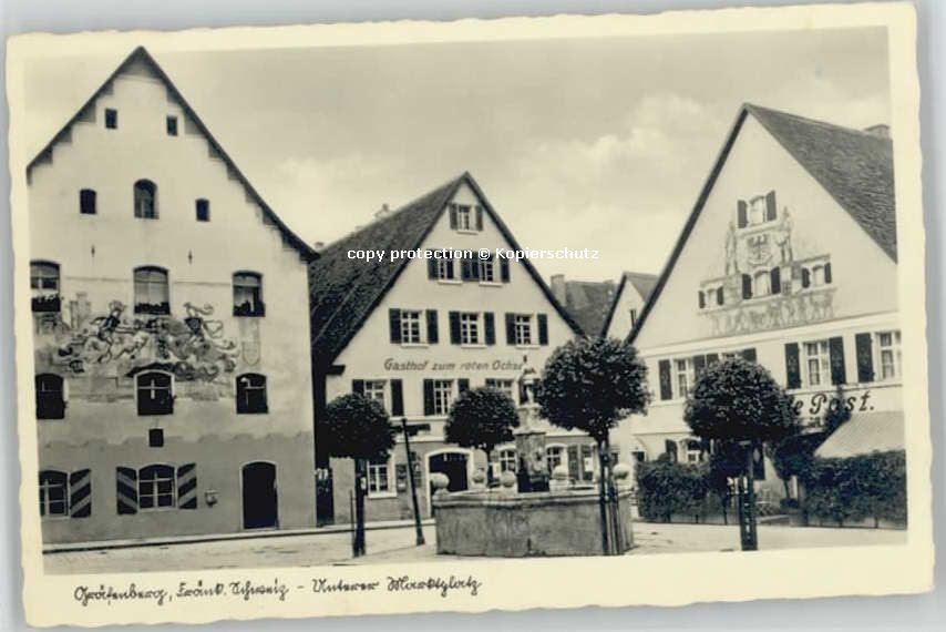 Graefenberg Oberfranken arktplatz x 1958