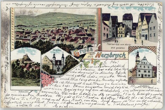 Hersbruck Rathaus Hohenstein x 1900