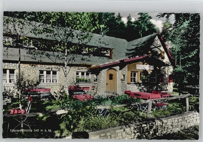 Deckersberg Gasthaus Edelweisshuette * 1960