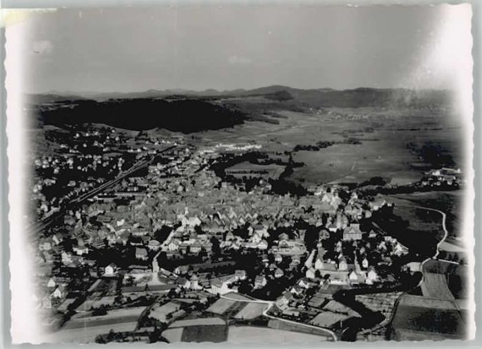 Hersbruck Bayern Fliegeraufnahme * 1958