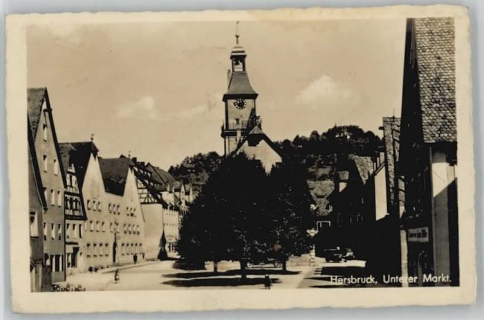 Hersbruck Bayern Markt x 1930