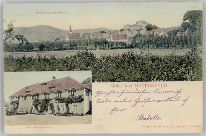 Henfenfeld Schule x 1912