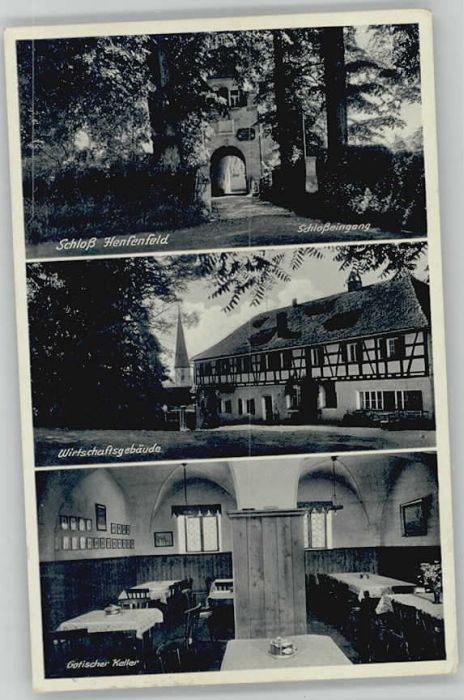 Henfenfeld Schloss Schlossparkkaffee x 1939