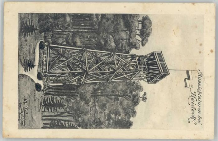 Heideck Turm KünstlerAlbr. Baumann