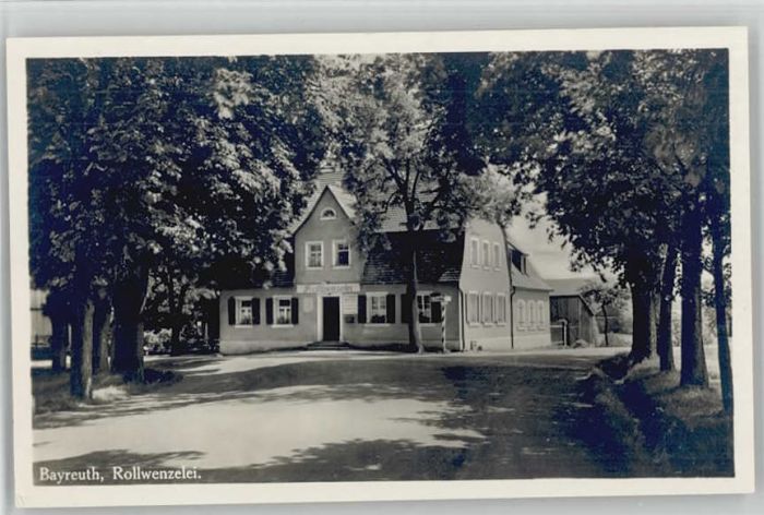 BAYREUTH Bayern Rollwenzelei