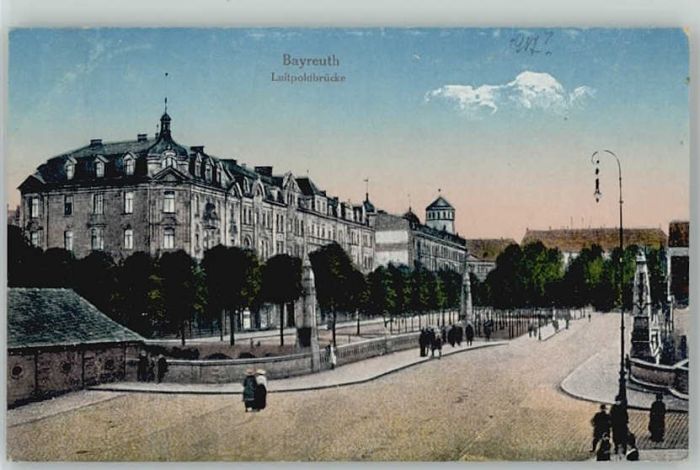 BAYREUTH Bayern Luitpoldbruecke
