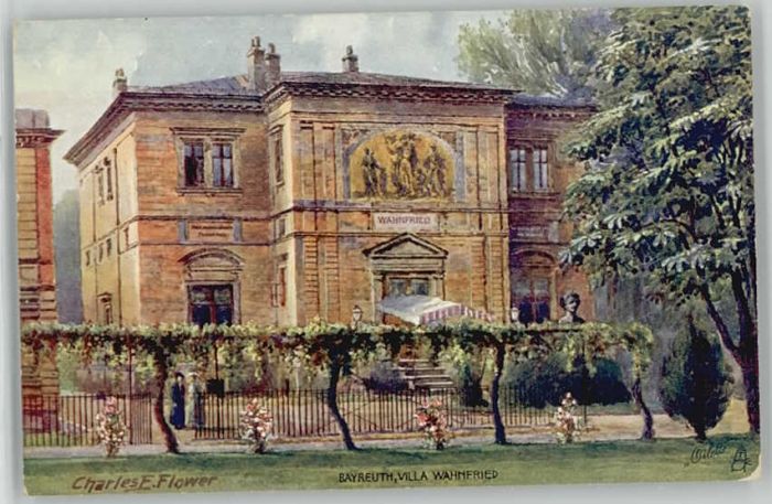 BAYREUTH Bayern Villa Wahnfried KuenstlerCharles E. Flower