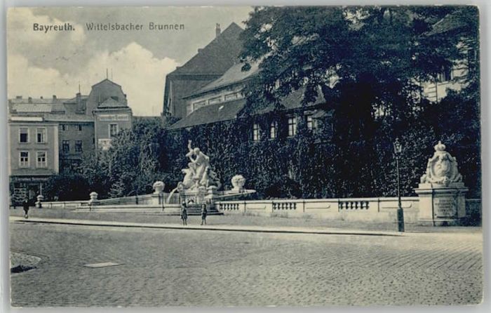 BAYREUTH Bayern Wittelsbacher Brunnen