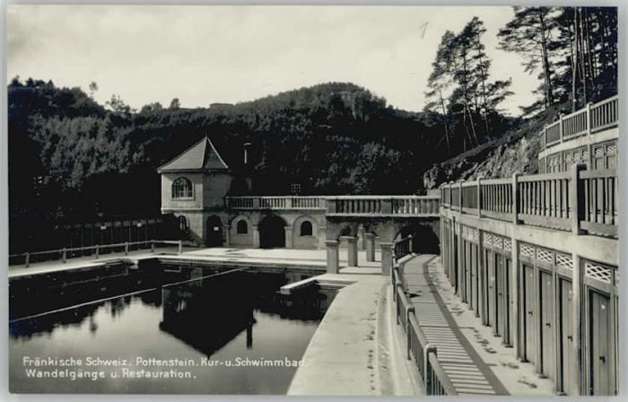 Pottenstein Oberfranken Pottenstein Schwimmbad